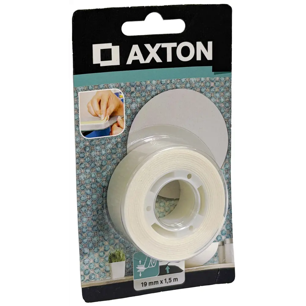 Двухсторонняя клейкая лента Axton 19ммх1.5м для зеркал STLM-2005915