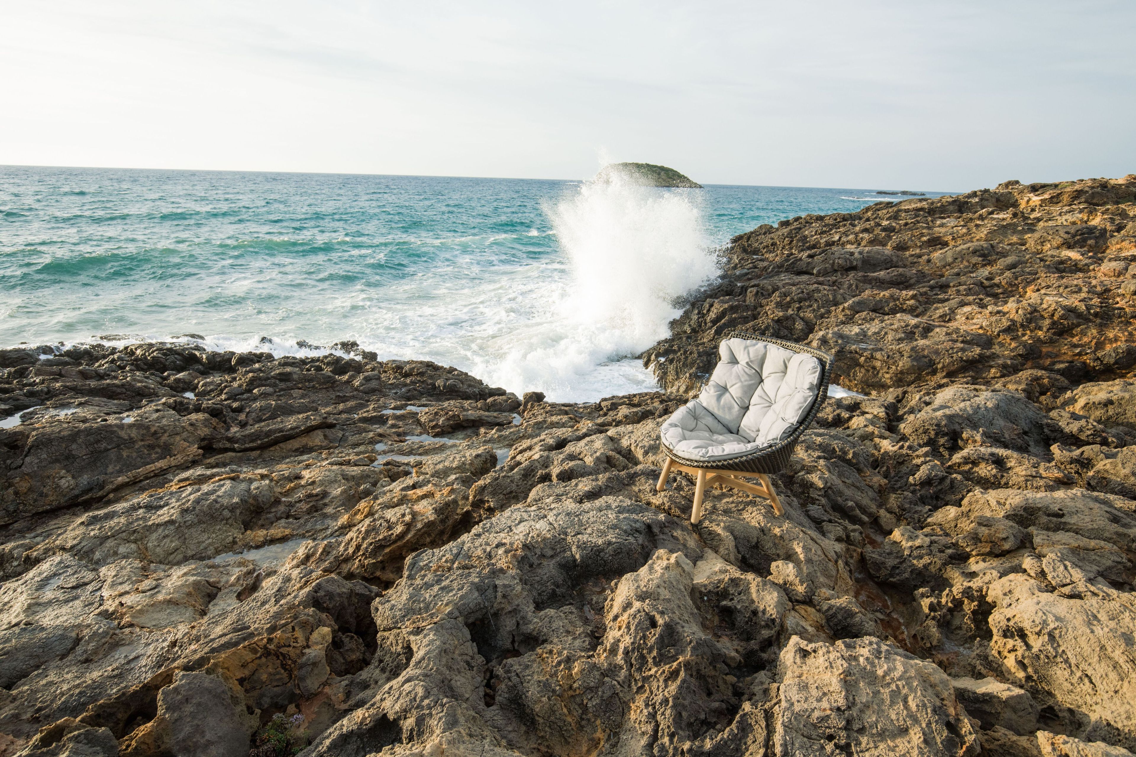 Садовое кресло из синтетического волокна с высокой спинкой DEDON MBRACE ARCH-00152852 - Вид №12