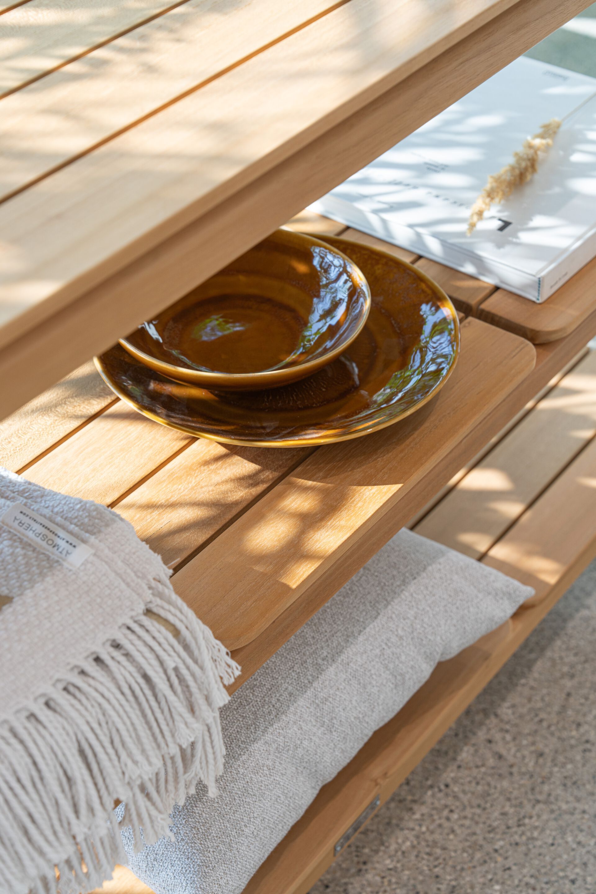 Прямоугольная Садовая консоль из тикового дерева Atmosphera Панама ARCH-00055320 - Вид №6