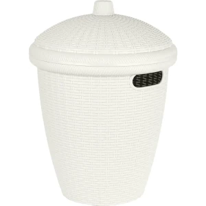 Корзина для белья Keeplex Rattan цвет белое облако