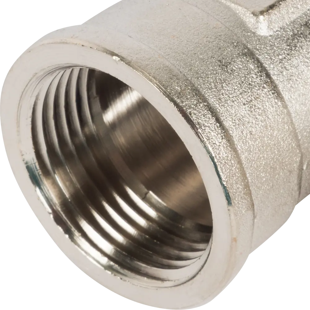 Угол Valtec внутренняя-наружная резьба 1" никелированная латунь VTr.092.N.0006 STLM-2111027 - Вид №1