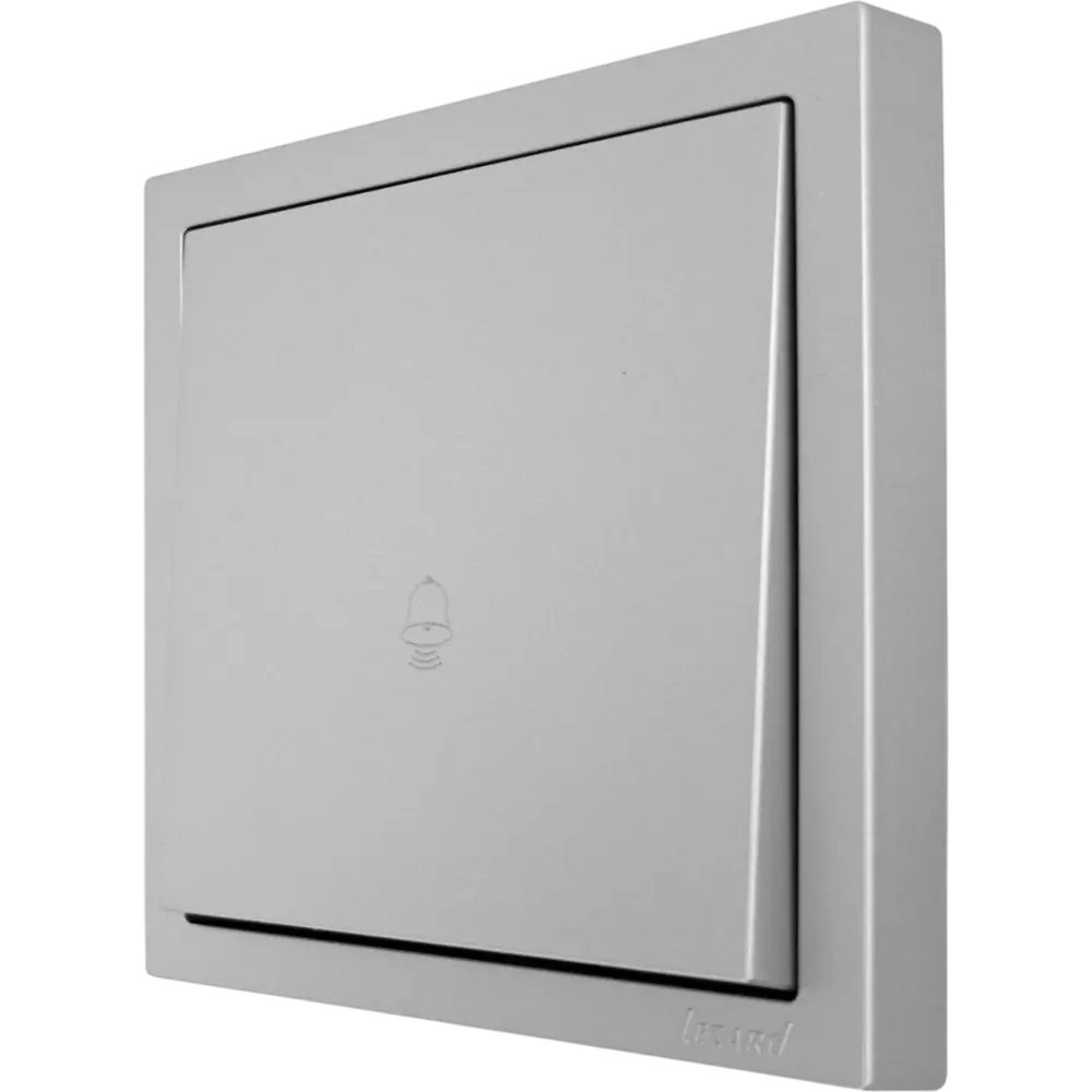 Кнопка дверного звонка Lezard Zima проводная, серый матовый 89398414 STLM-1577524 - Вид №2