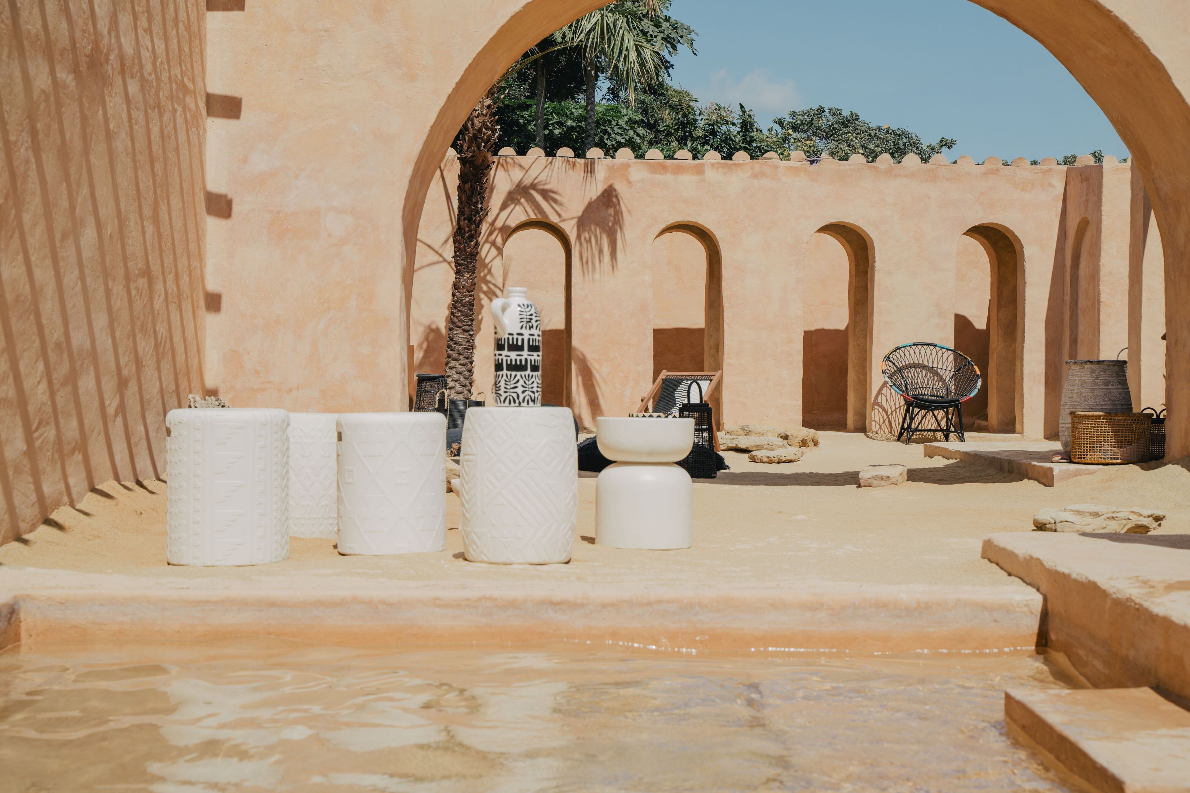 Низкий садовый стул из волокнистого бетона cbdesign Space ARCH-00100235 - Вид №6