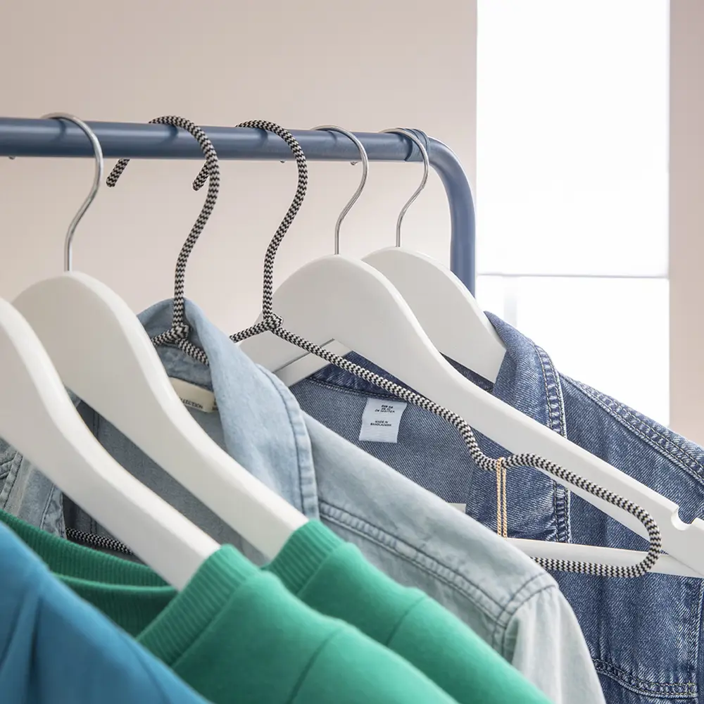 SPACEO Вешалки деревянные с поворотной головкой, 4 шт - элегантное хранение одежды 82680699 Плечики STLM-0033953 - Вид №6