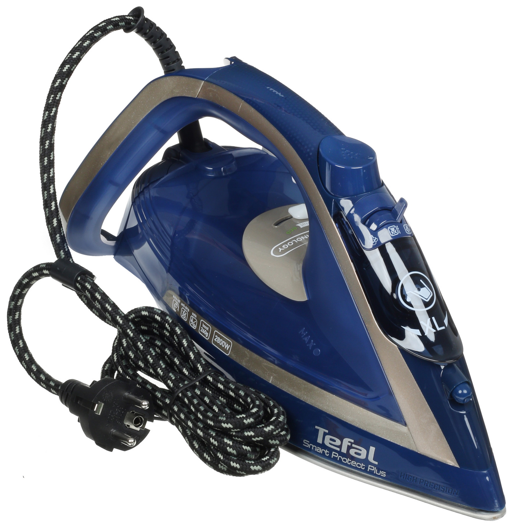 5404208 Утюг Tefal Smart Protect Plus FV6872E0 синий STDN-0086145 - Вид №5