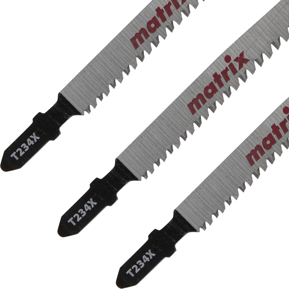 Пилка для лобзика по дереву Matrix T234X чистый рез, 3 шт STLM-2157282 - Вид №2