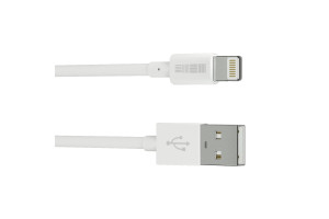 17458542 Кабель , USB iPhone5/iPadmini 8pin MFi 1.0m белый, B201 35482 Interstep