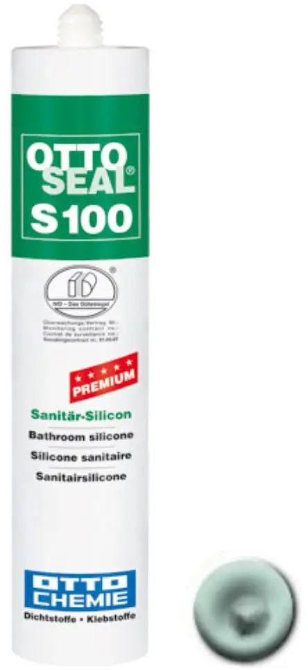 90778573 Профессиональный универсальный силиконовый герметик OTTO CHEMIE Ottoseal S100 С40 мятный, 300мл STLM-0378728