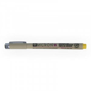 3 Профессиональные линеры PIGMA MICRON 0.45 мм Желтый XSDK05 Sakura