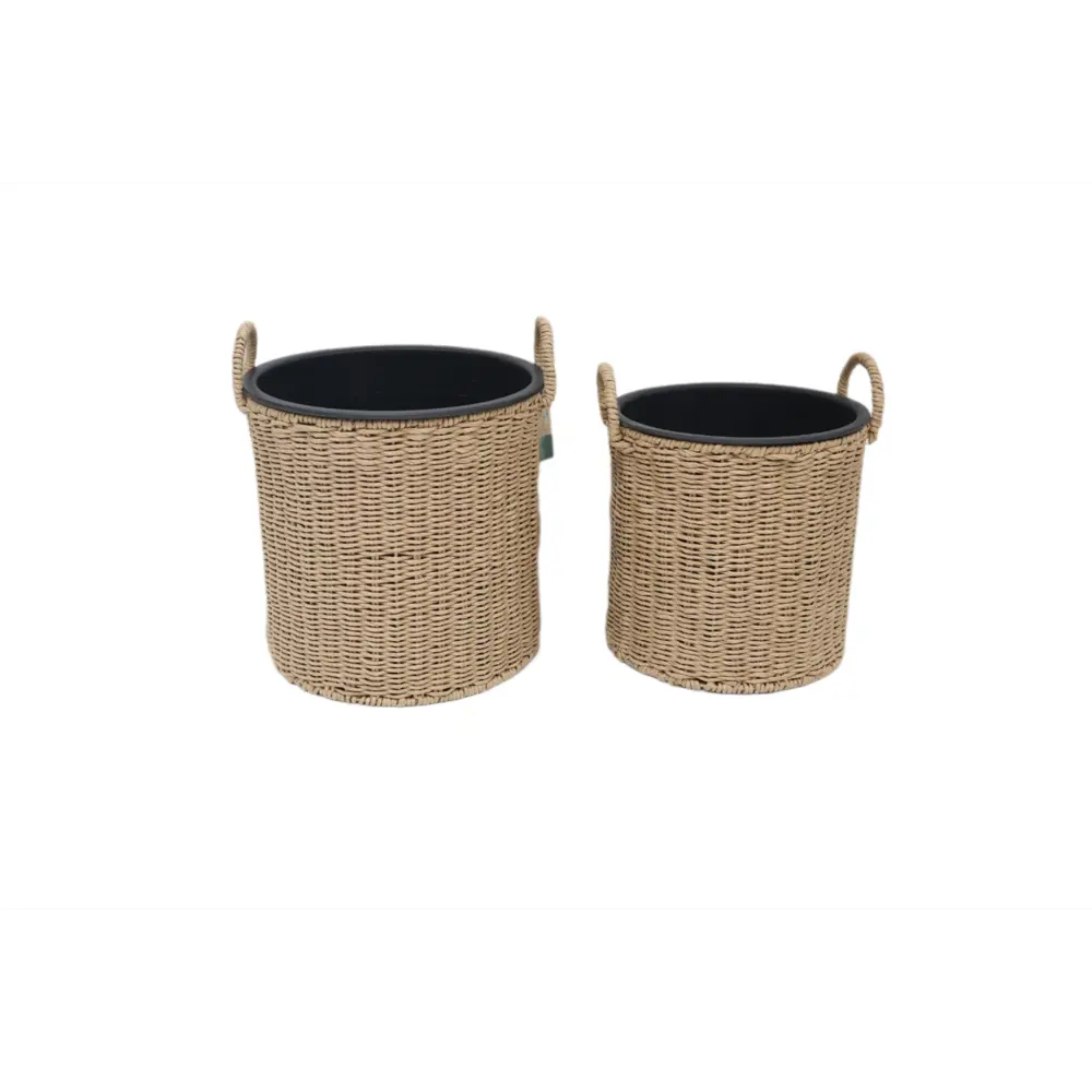 Кашпо Santreyd Green Art ø32 - натуральный ротанг для живых растений 89350545 STLM-0955722