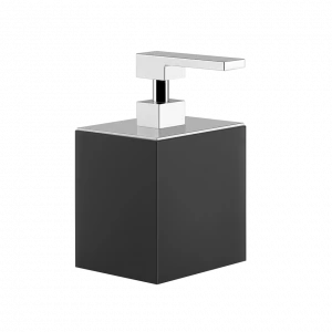 Gessi Черный дозатор для жидкого мыла для установки в настенный держатель RETTANGOLO 21088