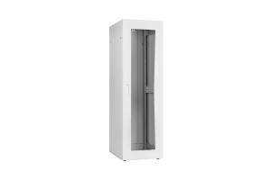 15900166 Напольный шкаф Lite 19, 33U, стеклянная дверь, серый TFI-336060-GMMM-GY TLK