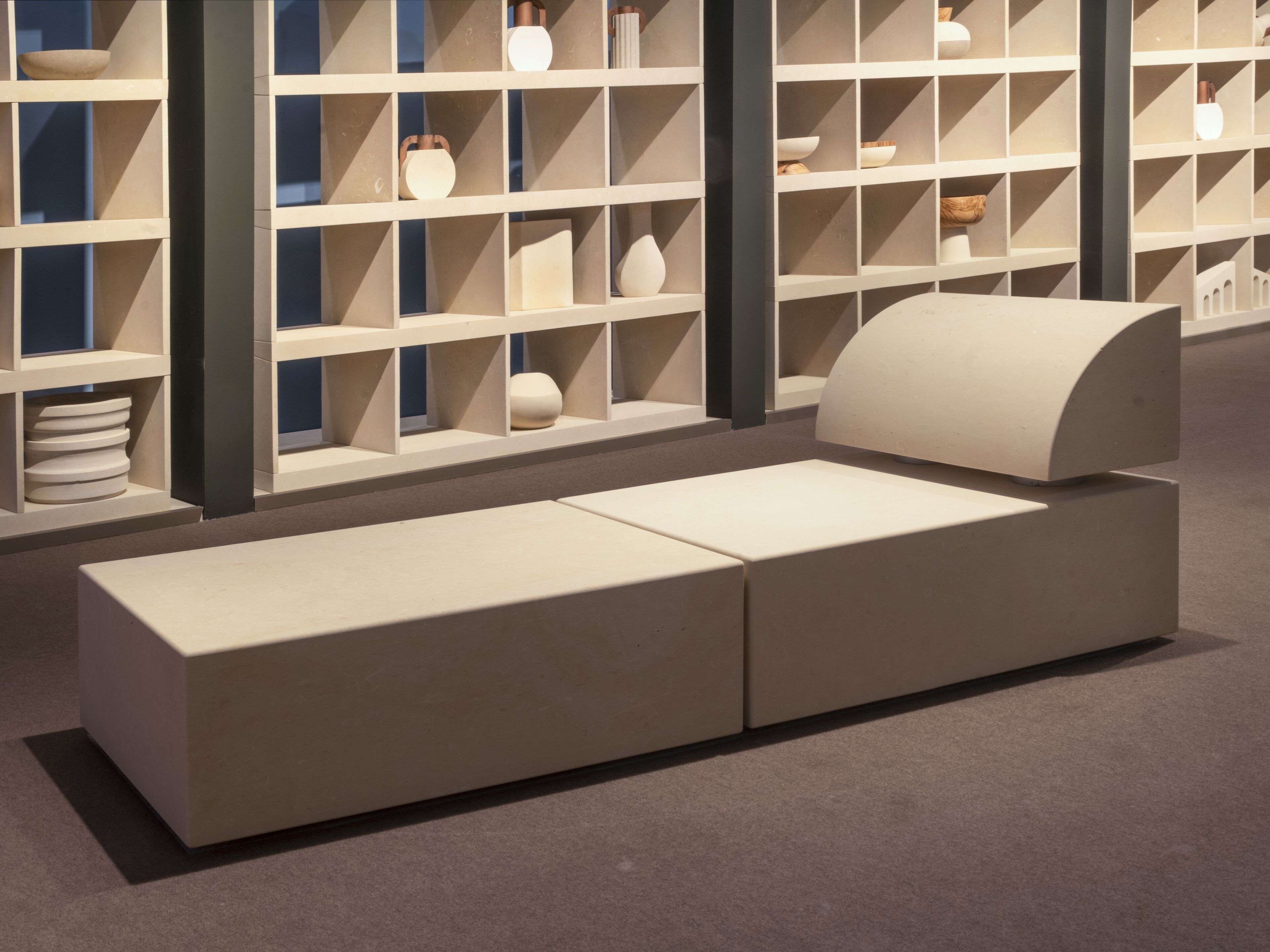 Leccese каменный садовый шезлонг PIMAR Fattidipietra ARCH-00151334