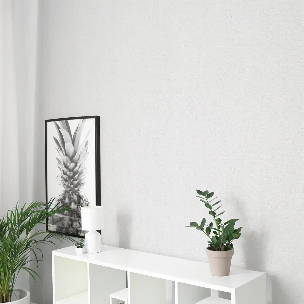 Обои флизелиновые KREAFORTA Дождик белые 1.06 м 44014-11 STLM-2009894 - Вид №3