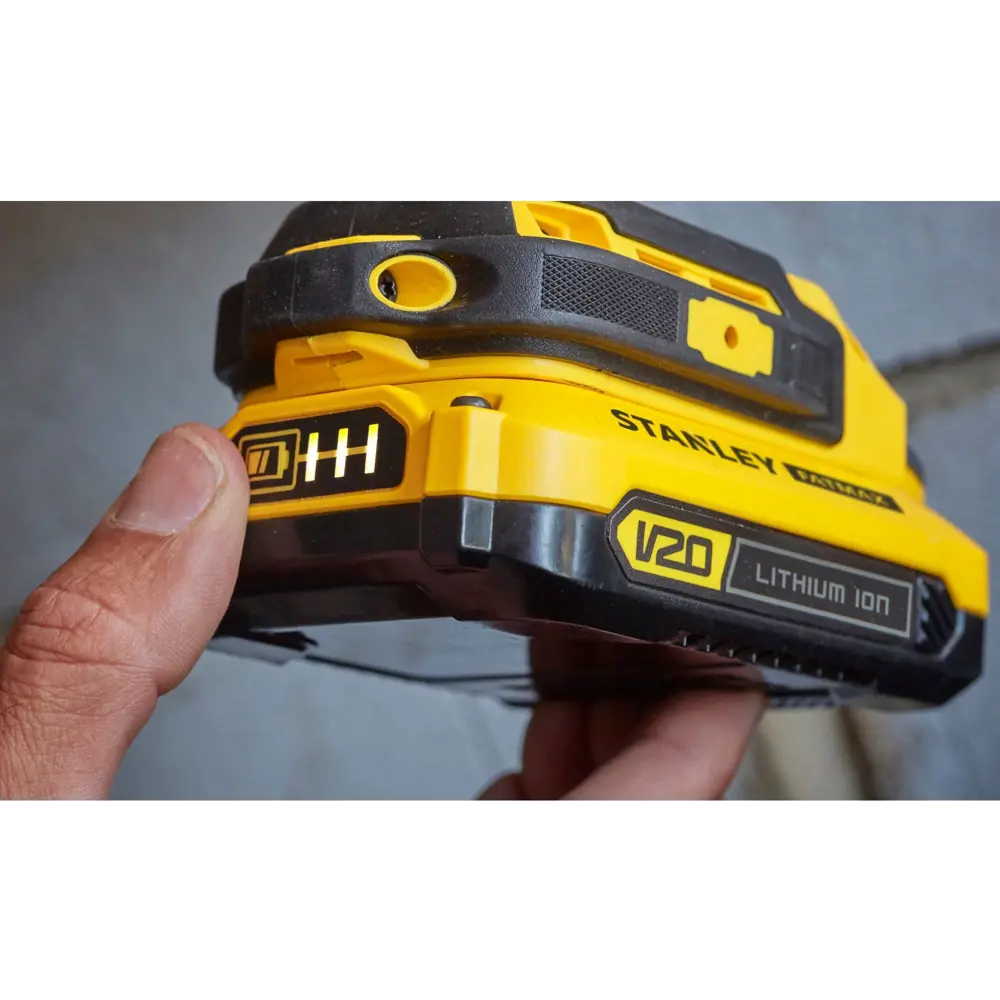 Дрель-шуруповерт аккумуляторная ударная Stanley Fatmax SCD718D2K, 18 В Li-ion 2х2 Ач STLM-2038044 - Вид №9