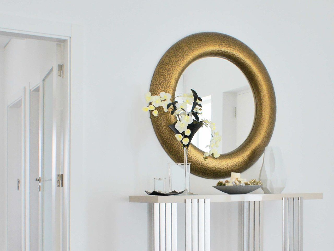 Настенное круглое зеркало из стекловолокна GANSK Millenium ARCH-00095558 - Вид №2