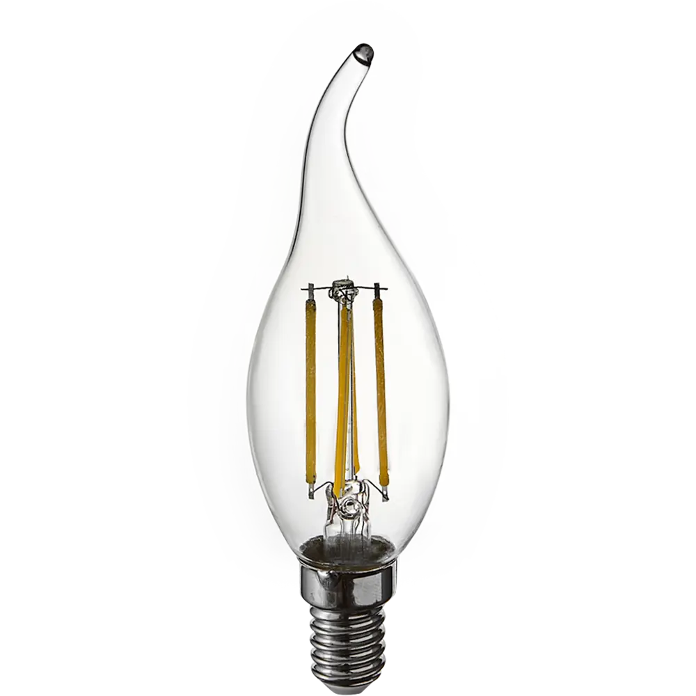 Светодиодная лампа Volpe LEDF свеча на ветру с нитевым излучателем 89819568 STLM-0929282 - Вид №1