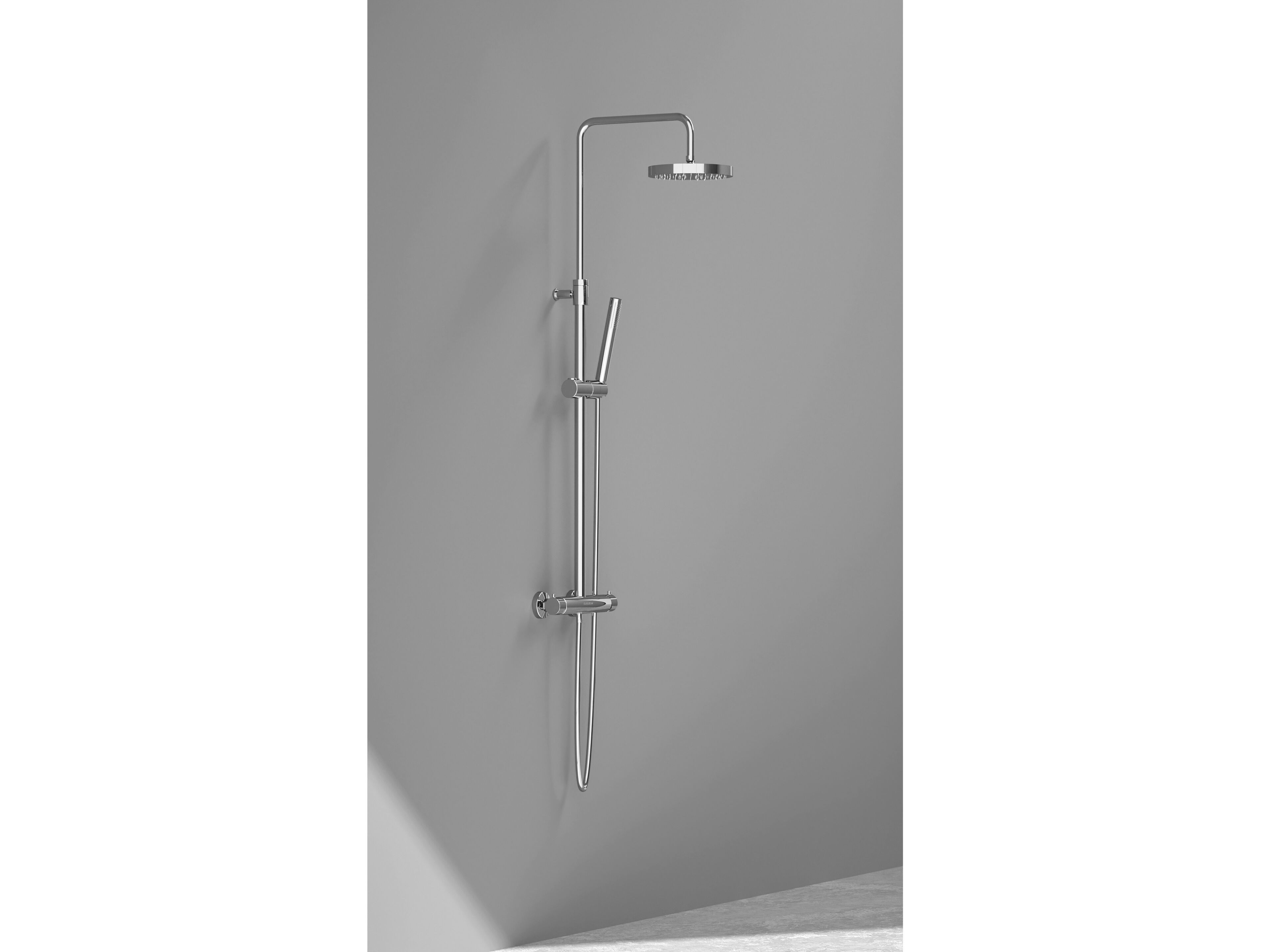 Настенная термостатическая душевая колонна с ручным душем GUGLIELMI RUBINETTERIE BD31510 ARCH-00107577 - Вид №1
