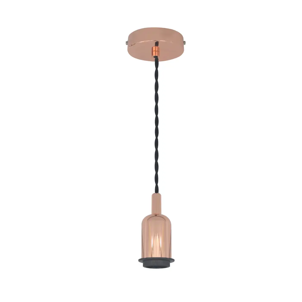 Шнур декоративный Hoopa 1xЕ27x60 Вт, цвет алюминий/медь INSPIRE STLM-2199224
