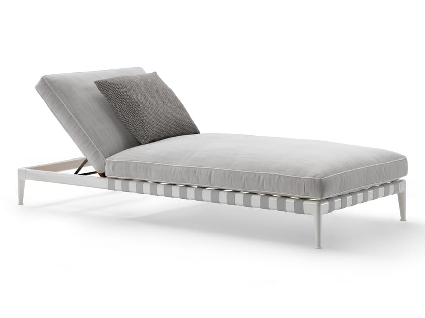 Открытый шезлонг с откидной спинкой из ткани Flexform Атлас ARCH-00097943