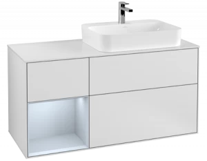 Villeroy&Boch Тумба под раковину Прямоугольная версия F391HAMT Finion White Matt Lacquer