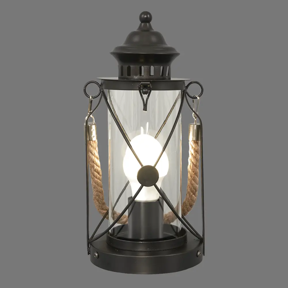 Настольная лампа Eglo Bradford 1xE27x60 Вт стекло цвет чёрный STLM-2026028 - Вид №3