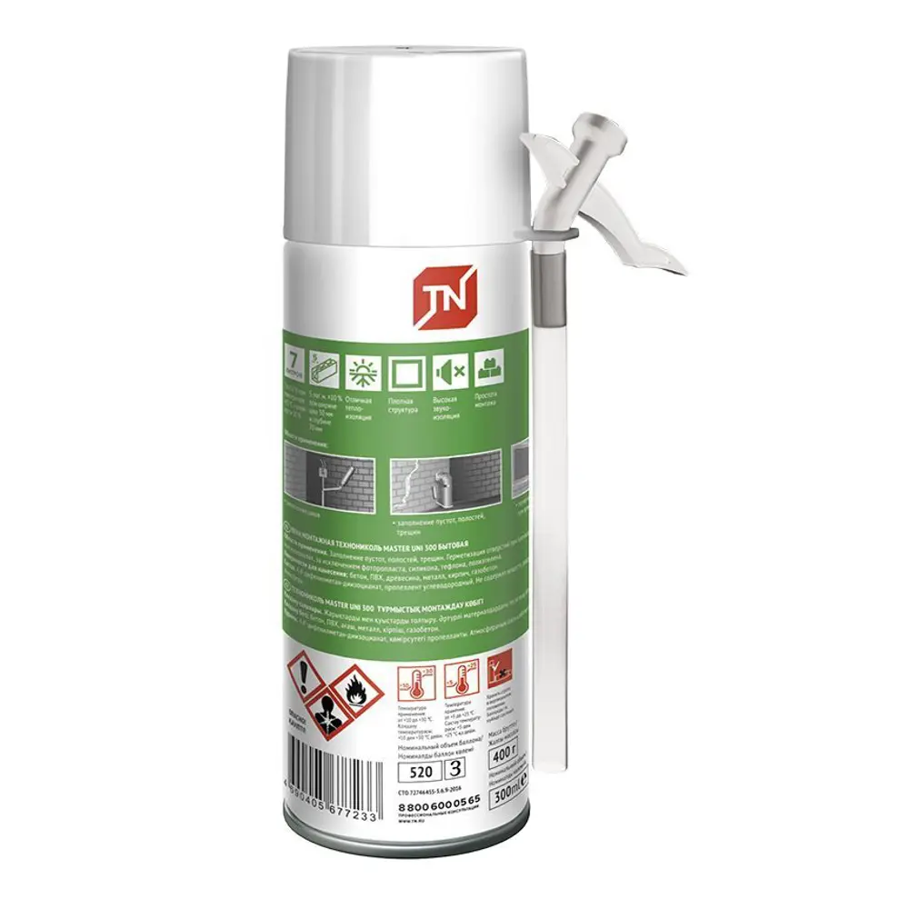 Монтажная пена Технониколь Master Std для герметизации и изоляции 86939347 STLM-0072630 - Вид №5