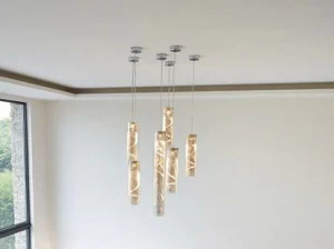 Thierry Vidé design Подвесной светильник из нержавеющей стали Spirale
