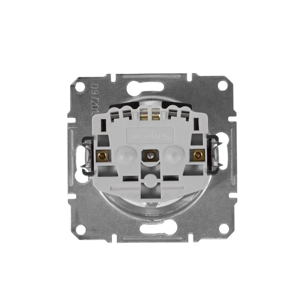 Розетка Schneider Electric Sedna с заземлением, цвет белый STLM-2085476 - Вид №1
