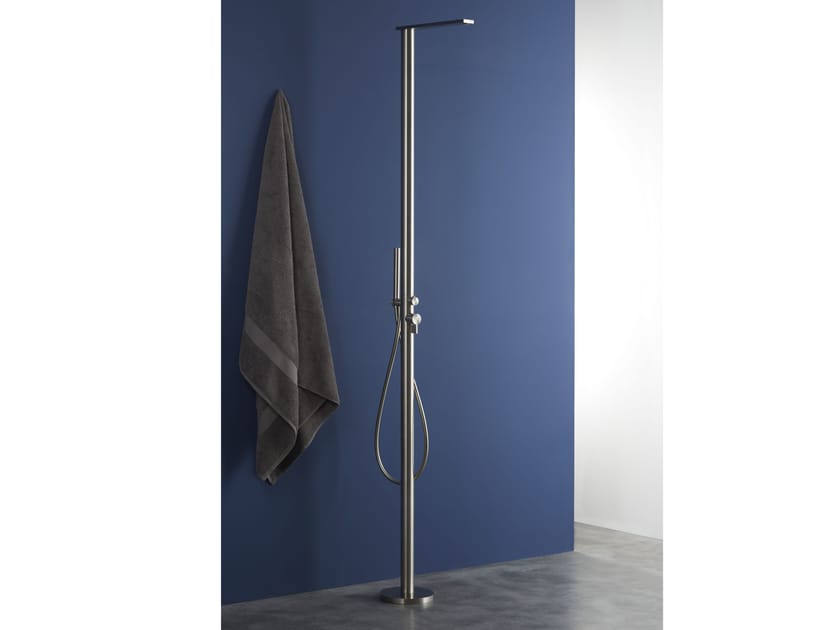 Напольная душевая колонка из нержавеющей стали с ручным душем Ritmonio DOT316 ARCH-00109768