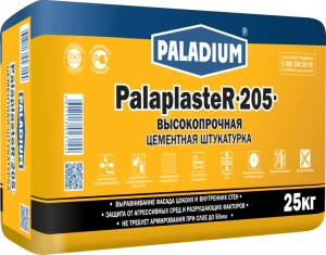 PL-205/25 Штукатурка цементная PalaplasteR-205, 25 кг Paladium