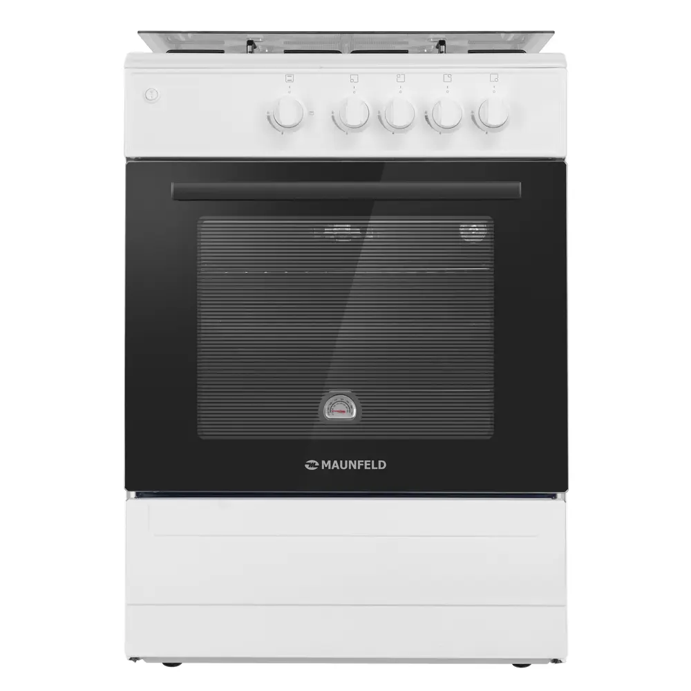 Газовая плита Maunfeld MGC60GEW03 60x85x65 см 4 конфорки цвет белый 89050551 STLM-2053960 Santreyd  - Вид №1