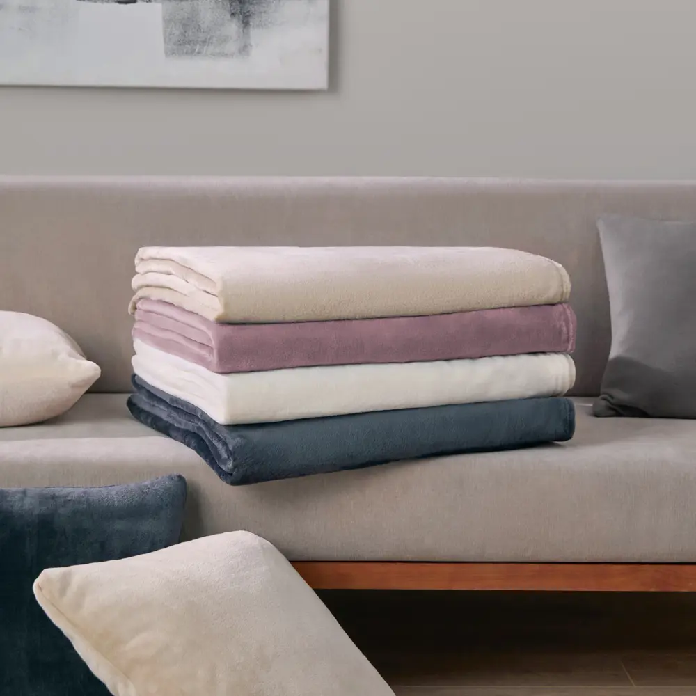 Плед KREAFORTA Flandria 200x220 см фланель цвет лаванда STLM-2126053 - Вид №9