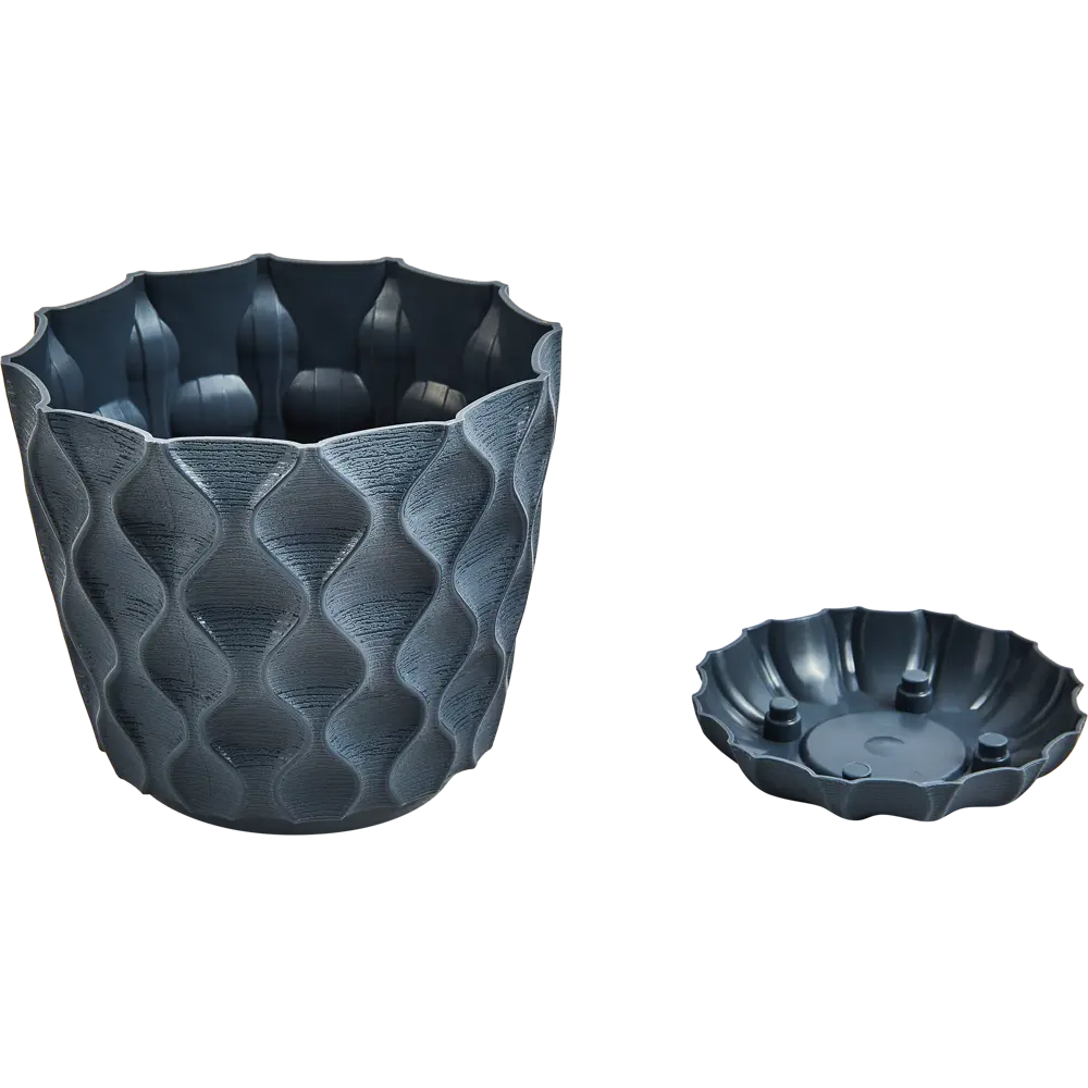 Ingreen Wave — кашпо для комнатных растений с системой дренажа 88593913 STLM-0960626 - Вид №1