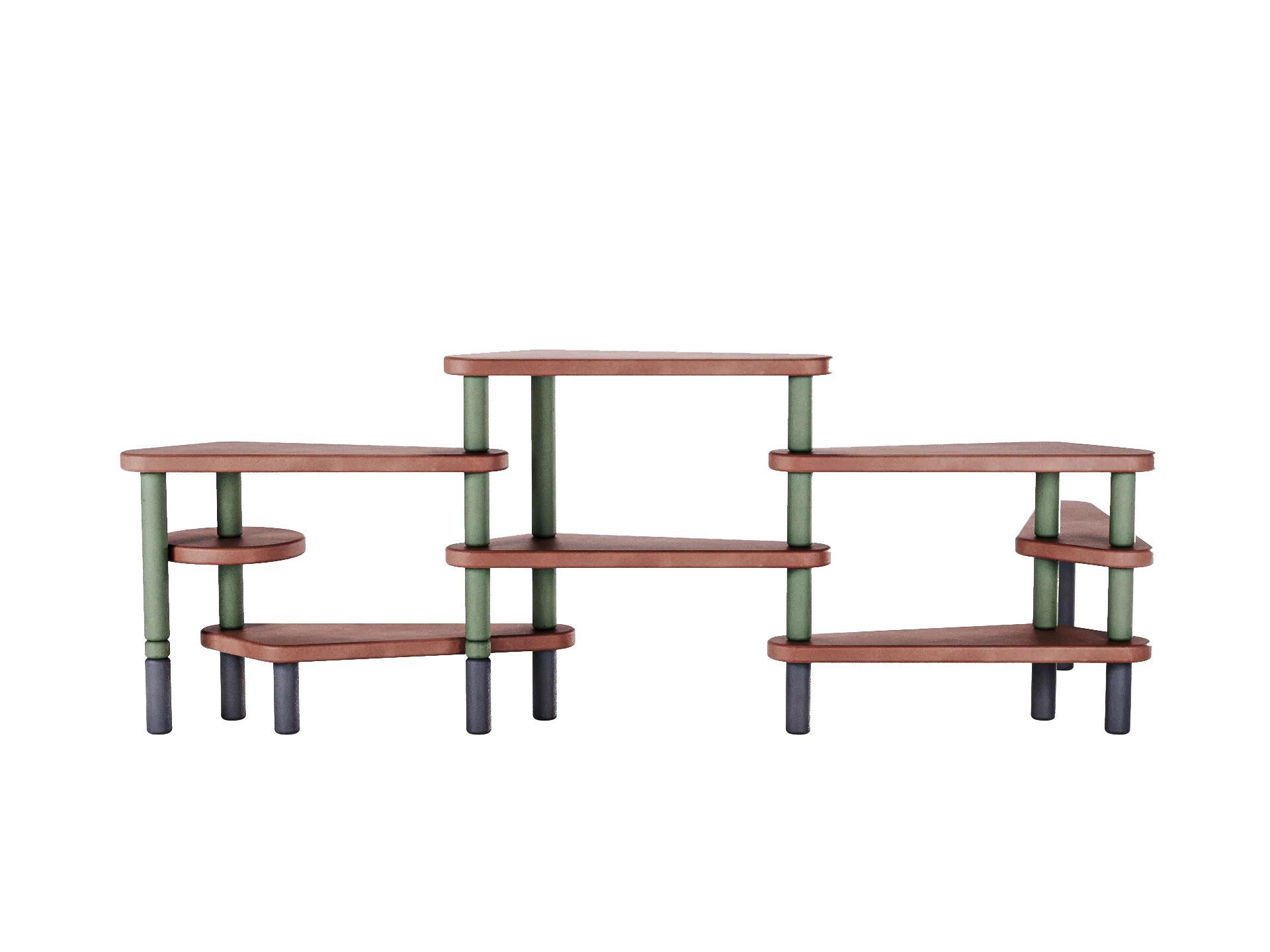 Бетонный книжный шкаф Forma&Cemento пинбол ARCH-00142852 - Вид №2