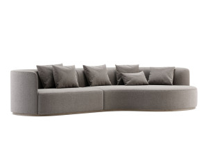 Диван с полуостровом