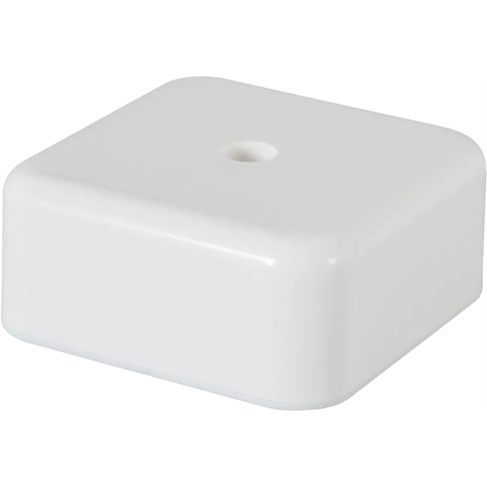 Распределительная коробка открытая IEK 50x50x20 мм 2 ввода IP20 цвет белый STLM-2099344