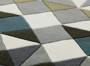 100470 Ковер Hand Tufted Grey GAN Mosaiek