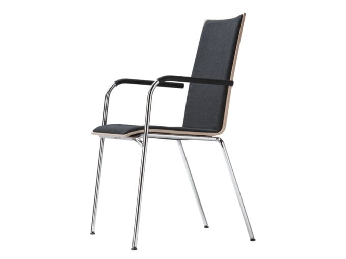 Мягкий штабелируемый стул с подлокотниками THONET S 160 ARCH-00132116