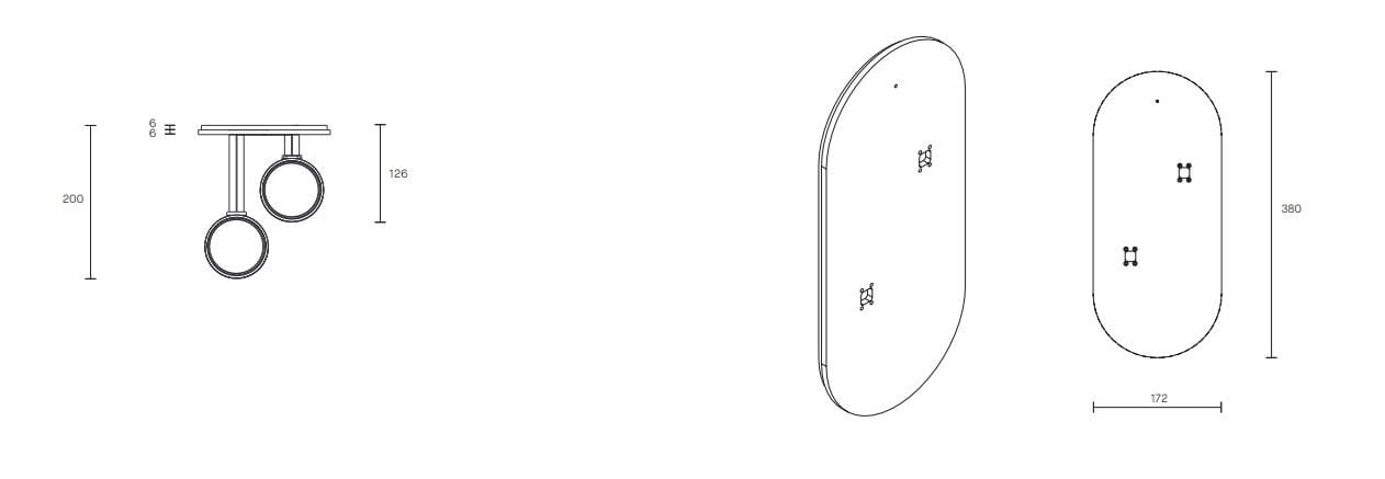 Стекло затемнения светодиодный настенный светильник Articolo Studios Scandal ARCH-00109755 - Вид №5