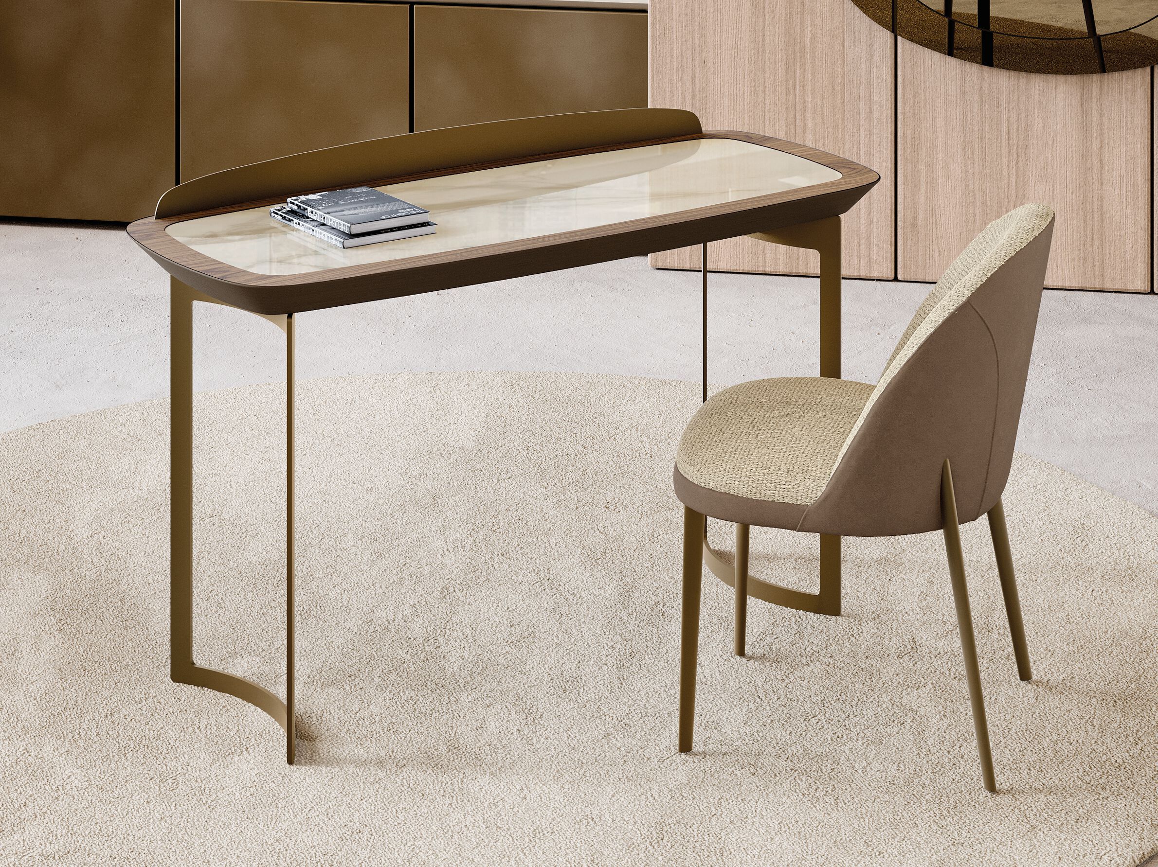 Деревянный письменный стол с керамической столешницей EFORMA Icon ARCH-00065073 - Вид №1