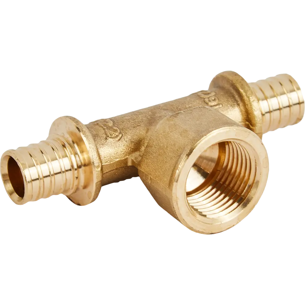 Тройник-переходник STOUT для систем водоснабжения 16xR 1/2" 82257256 STLM-0023292