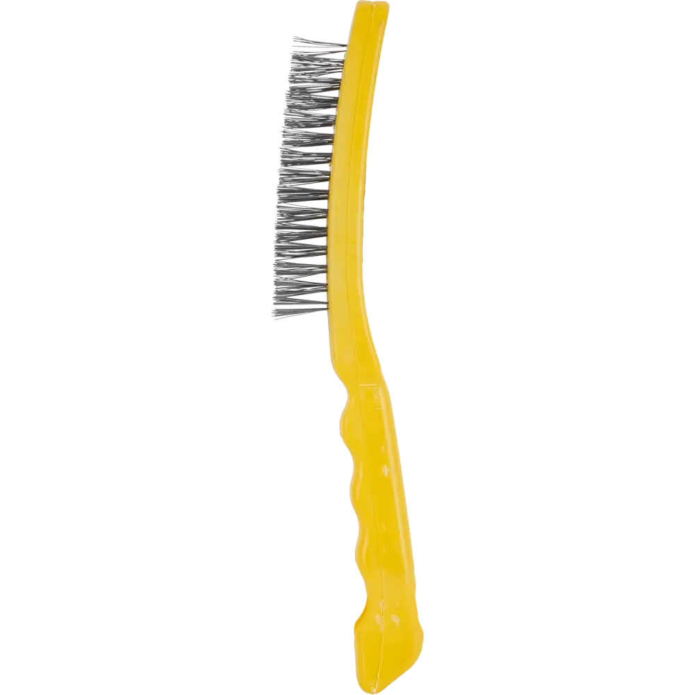 Щетка по металлу трехрядная Спец пластиковая ручка 275 мм STLM-2125174 - Вид №2