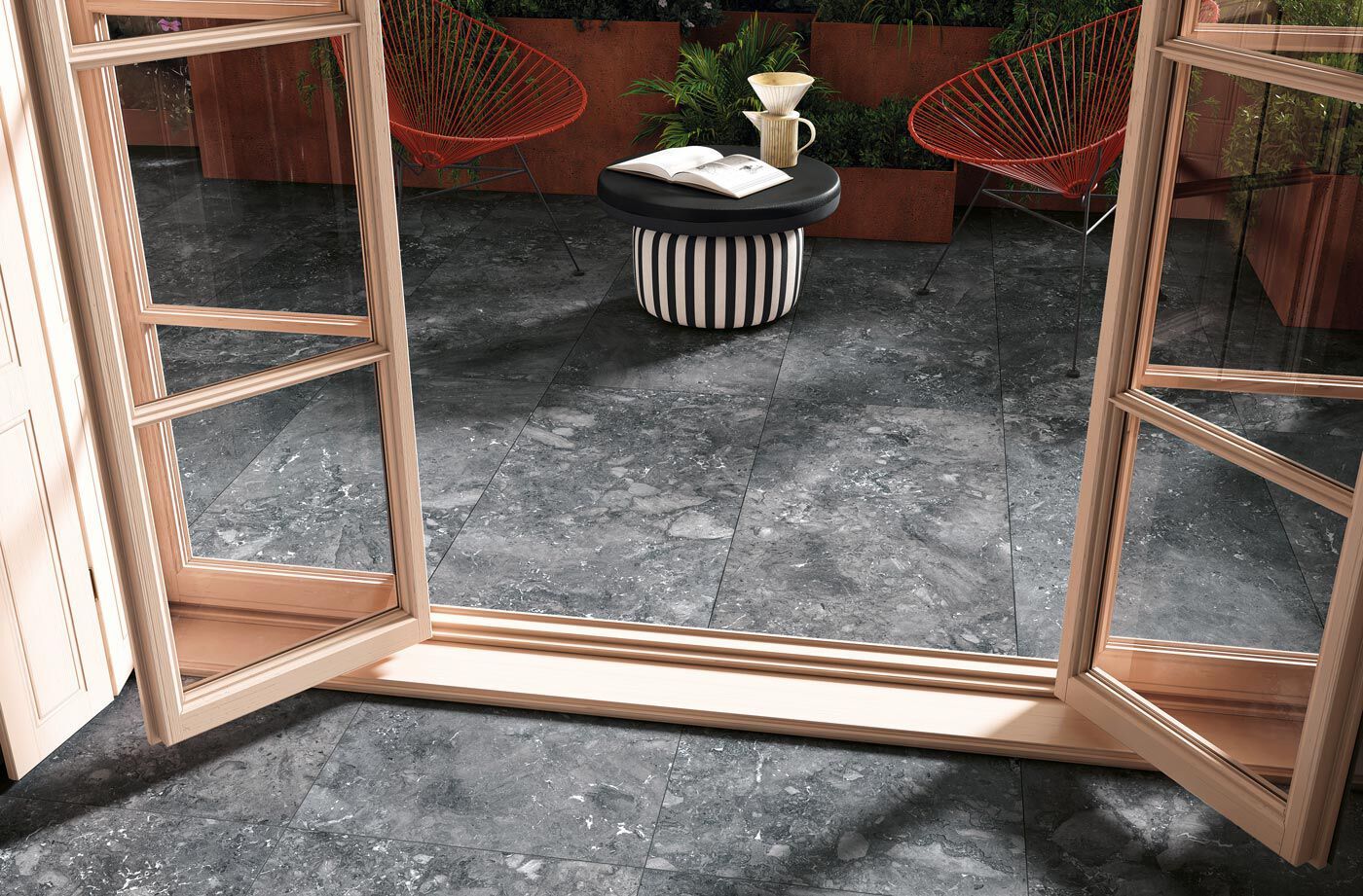 Напольная / напольная плитка из керамогранита с эффектом камня NOVOCERAM KRYO ARCH-00137571 - Вид №4