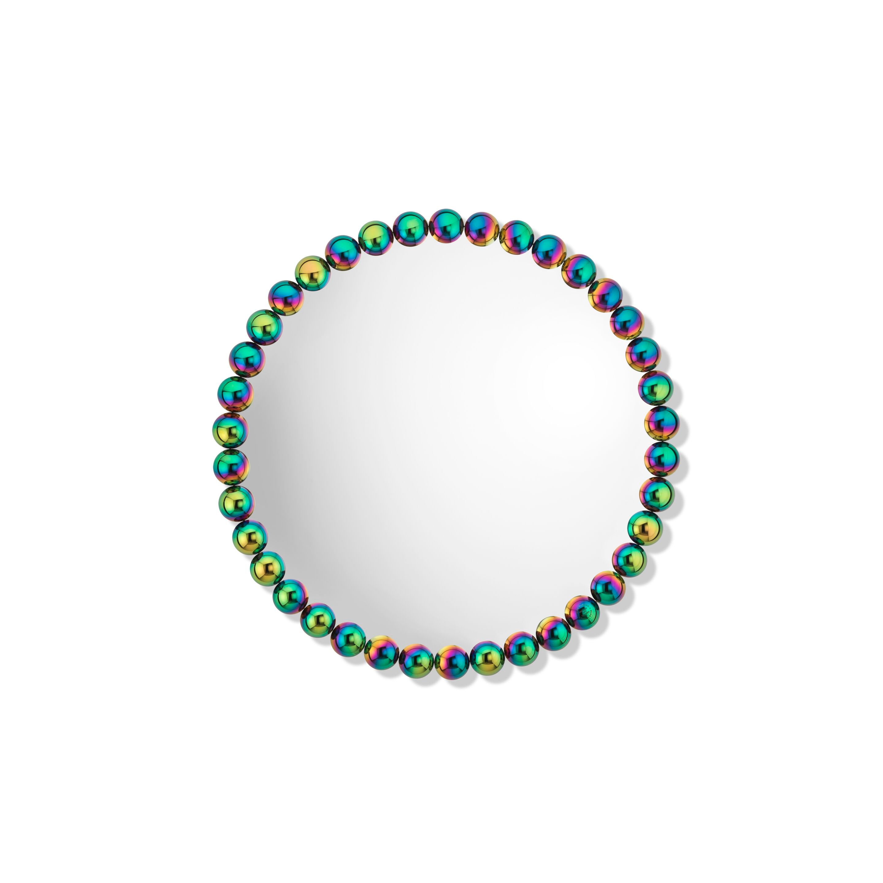 Настенное круглое латунное зеркало GHIDINI1961 драгоценный камень ARCH-00023306 - Вид №5