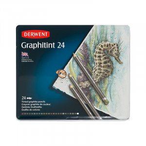 0700803 Набор аква-графитных карандашей Graphitint 24 цв. 24 шт. Derwent