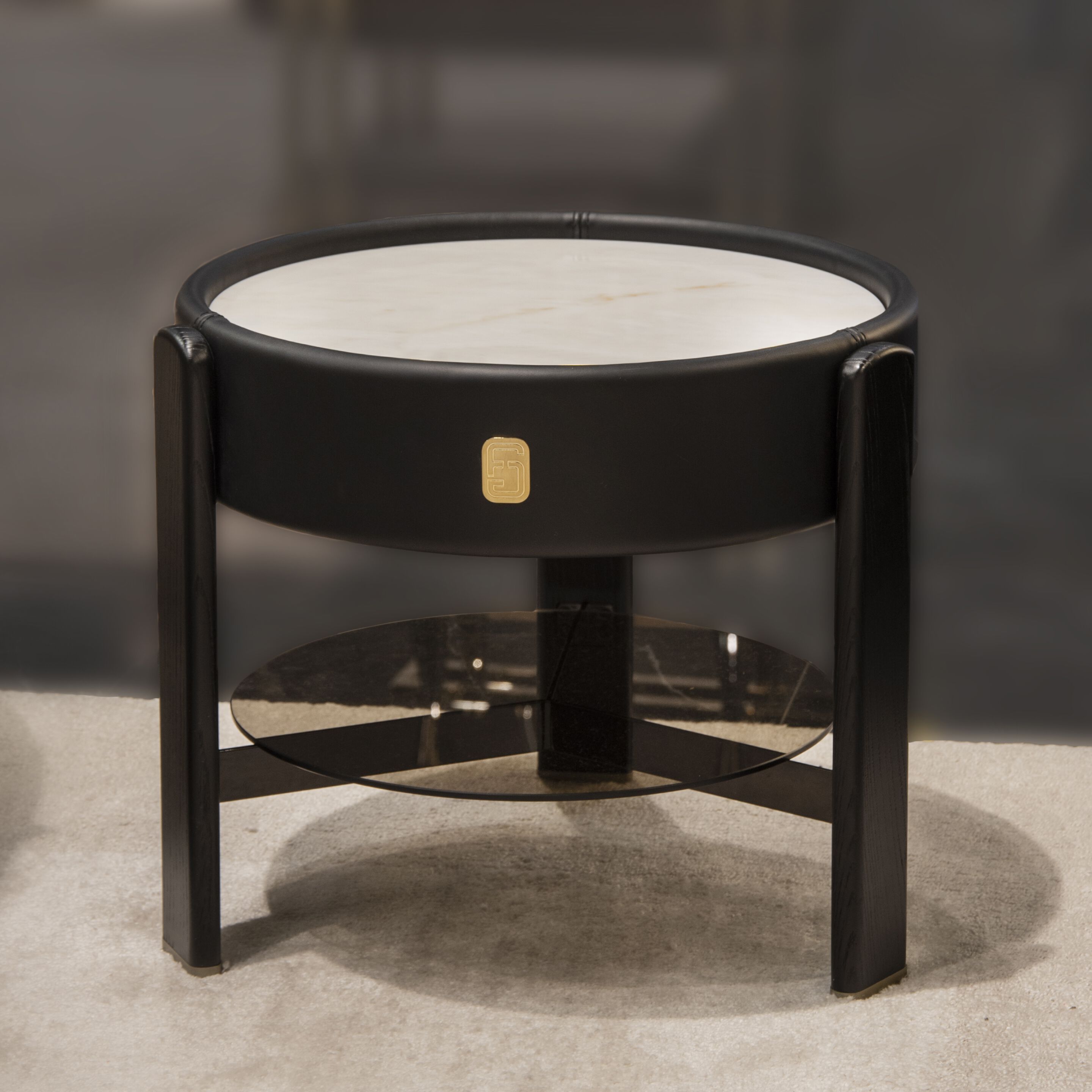 Высокий круглый мраморный журнальный столик Formitalia Кин ARCH-00016935 - Вид №3