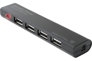 16125396 Универсальный USB разветвитель Quadro Promt USB 2.0, 4 порта 83200 Defender