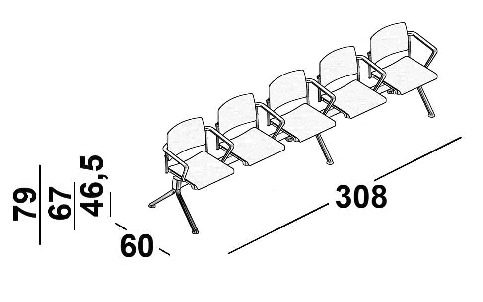 Сиденье на полу из полипропилена Luxy Essential ARCH-00020575 - Вид №5