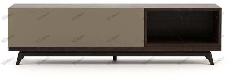 Laskasas Деревянная тумба под ТВ с откидными дверцами sun-id-1359657